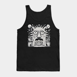 Surrealistic Pagan God of the Stove, Hearth and Domesticity Tank Top
